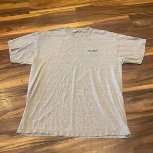 Grey FUBU t-shirt with embroidered logo
